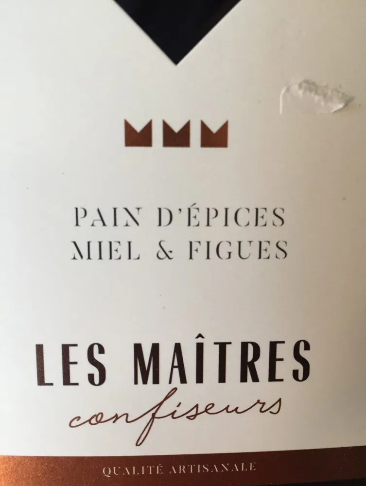 Pain d'epices miel et figues