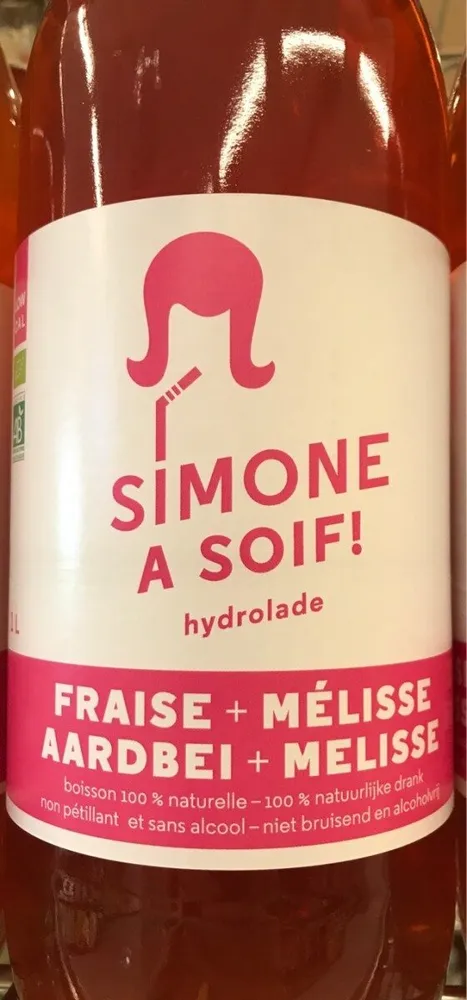 Boisson rafraichissante aux fruits plate