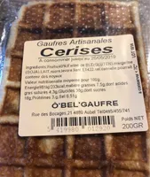 Gaufre Artisanale Cerises
