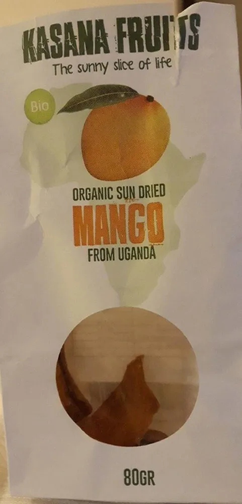 Organic sun dried Mango