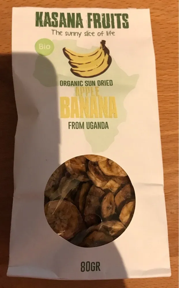 Banane pomme séchée d’Ouganda