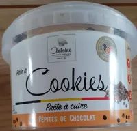 Pâtes à Cookies prête à cuire, pépites de chocolat