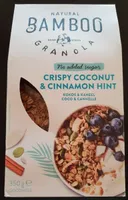 Crispy coconut  & cinnamon hint