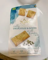 Really delicious & good sea salt & pumpkin seeds