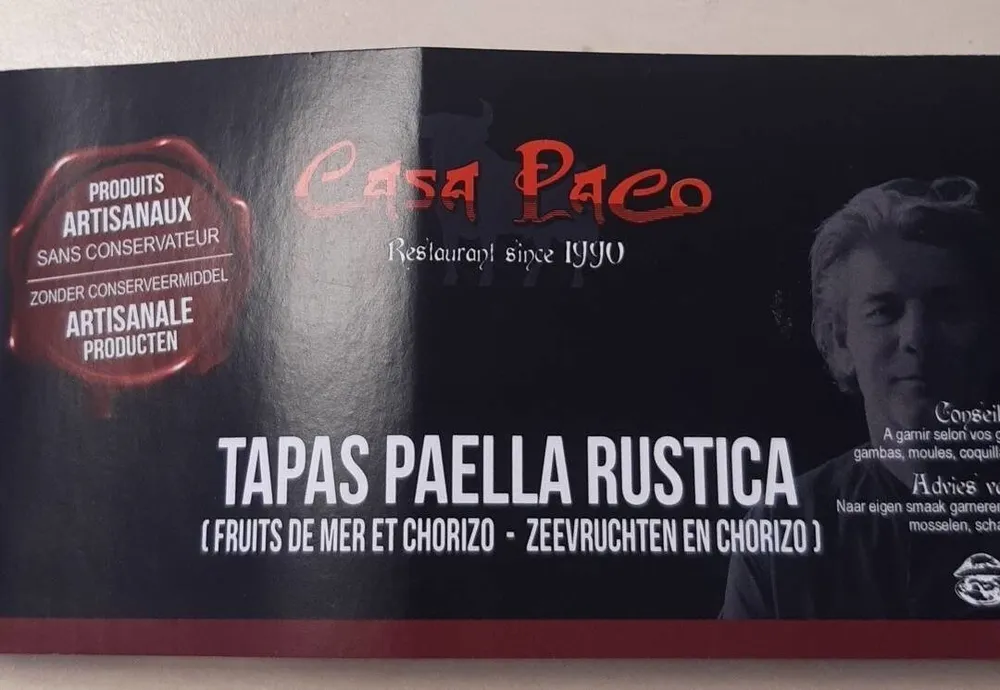 Tapas Paella Rustica