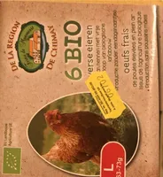 Oeufs frais bio catégorie A