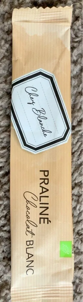 Chocolat blanc praliné