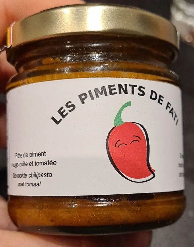 Pate de piment rouge cuite et tomatee