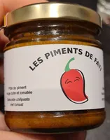 Pate de piment rouge cuite et tomatee