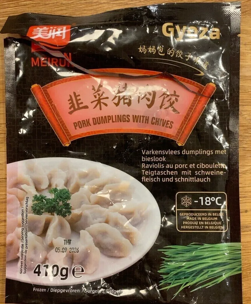Pork Dumplings with chives