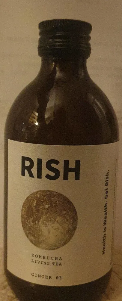 RISH Kombucha Living Tea Ginger 03