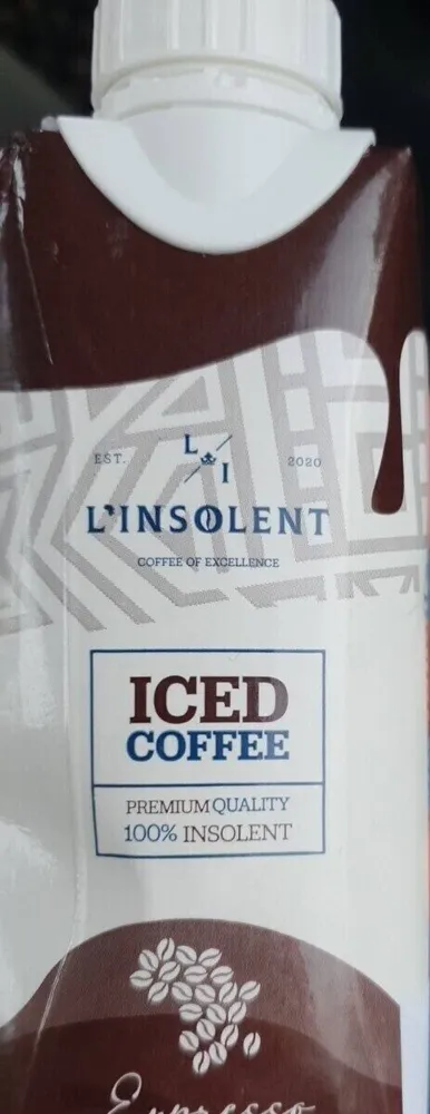 Iced coffee