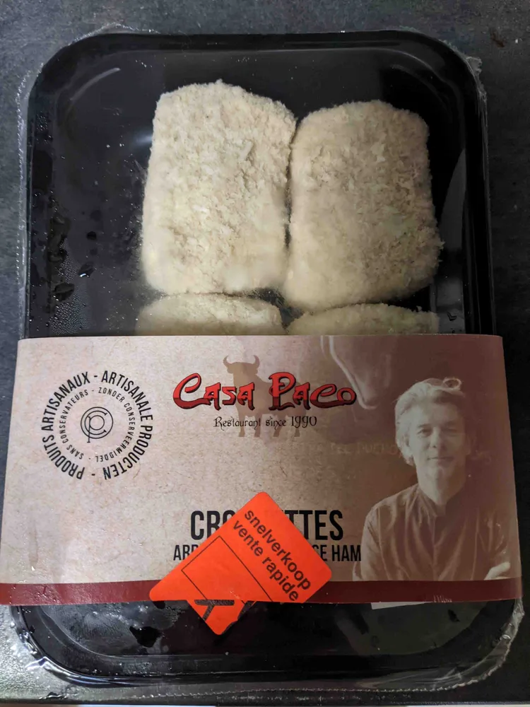 croquettes jambon d'Ardenne ardense ham