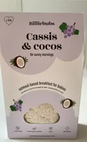 Cassis ans cocos oatmeal breakfast