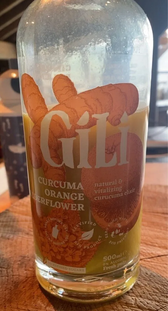 GILI curcuma orange elderflower
