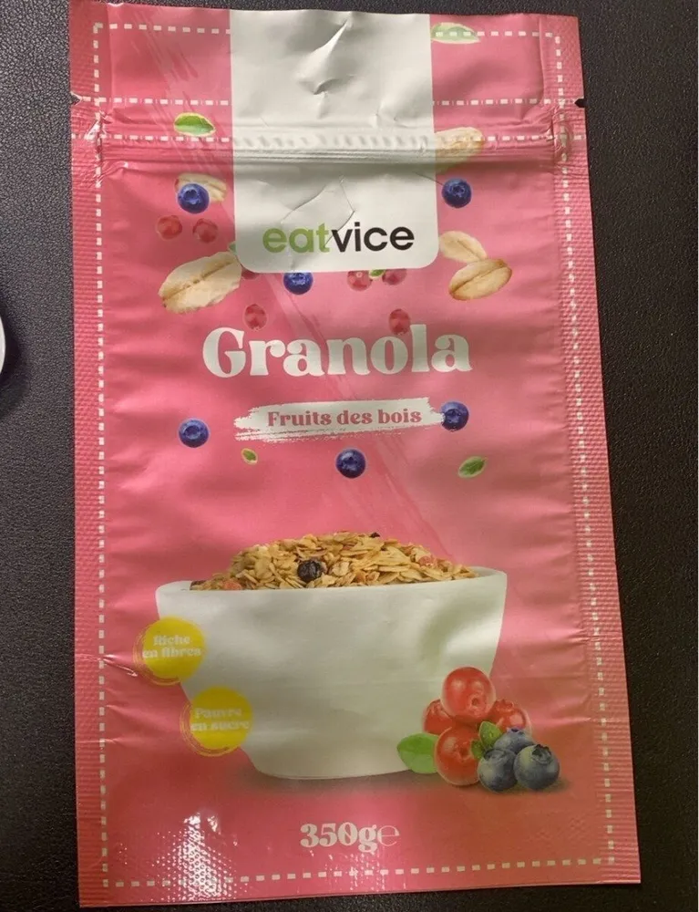 Granola fruits des bois