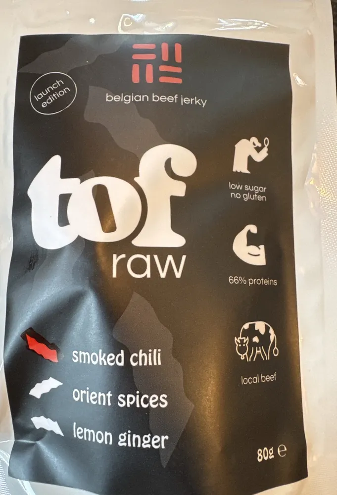 belgian beef jerky - smoked chili