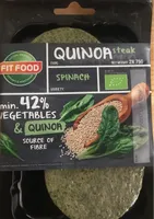 Quinoa steak epinard