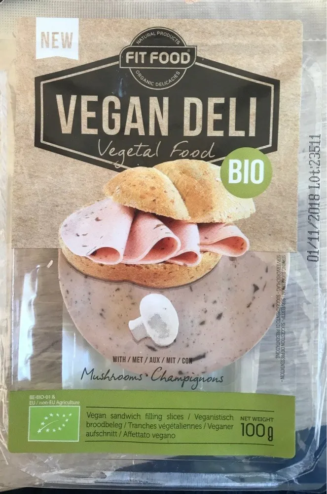 Vegan deli Mushrooms champignons