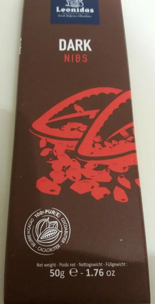 Nibs Chocolate Dark Bars