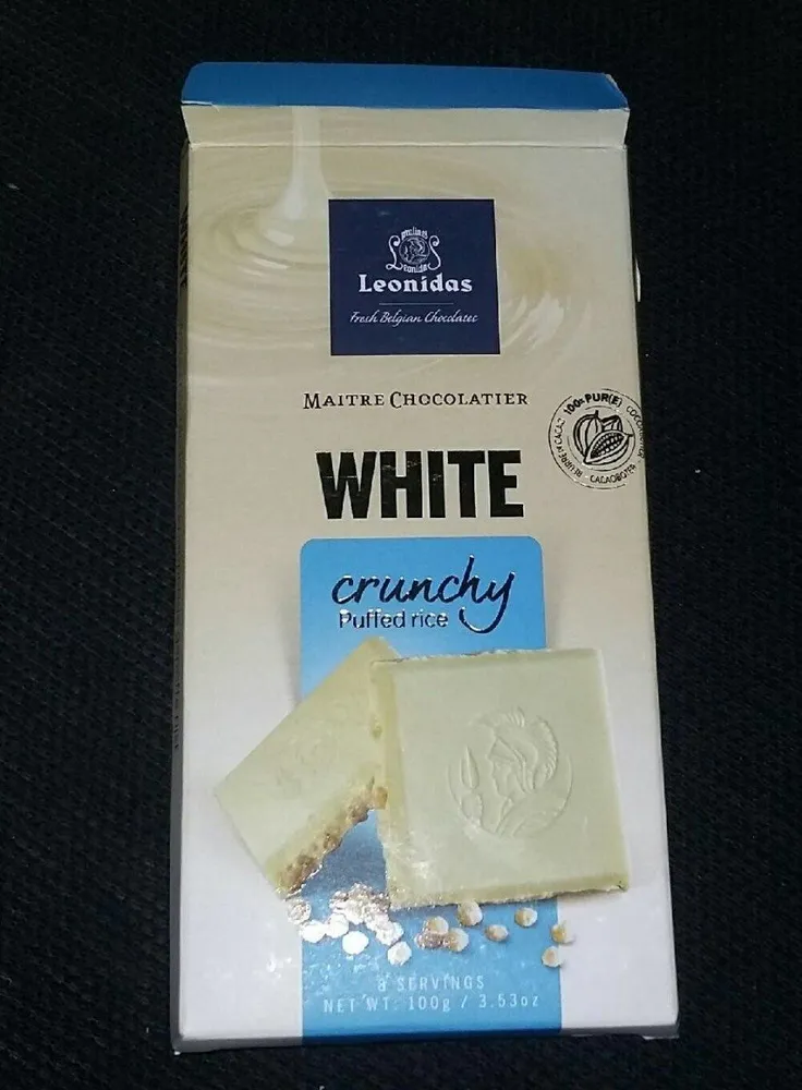 chocolat blanc crunchy