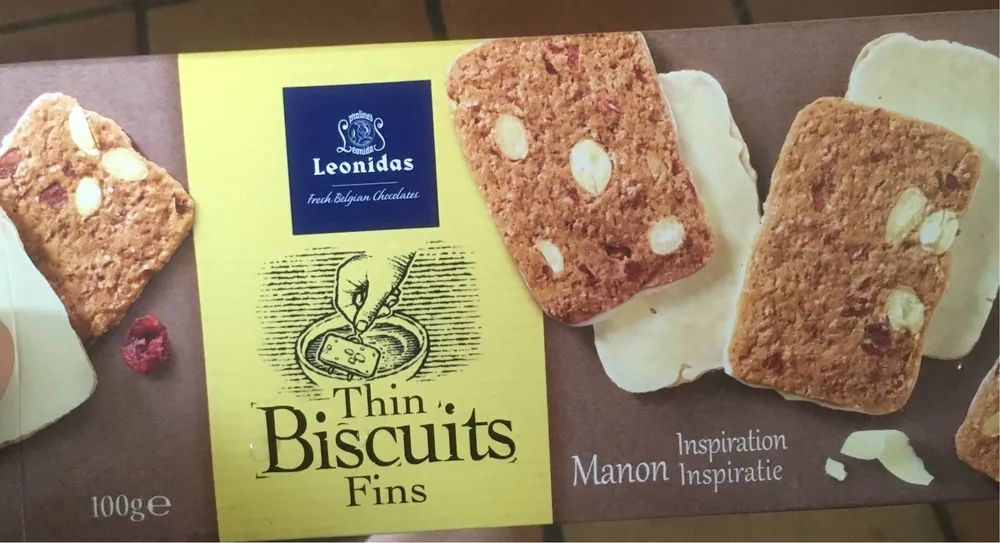 Thin biscuits fins