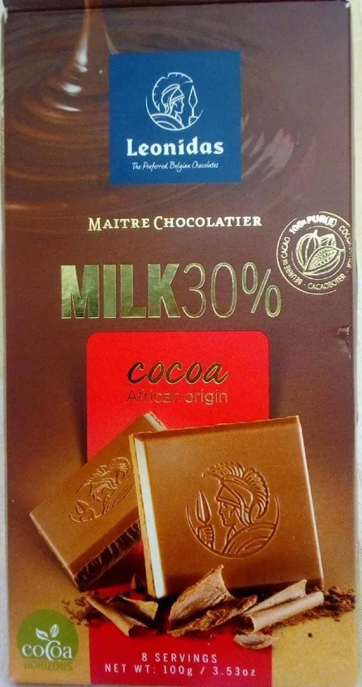 Chocolat au lait 30%