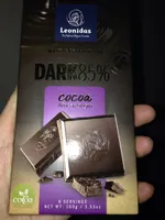 Dark 85% leonidas