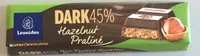 Chocolat noir 45% praliné