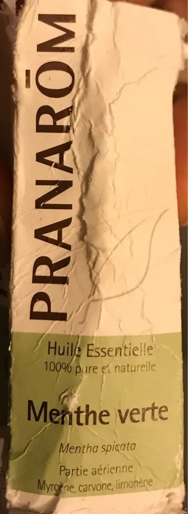 Pranarom Menthe Verte Hle Ess