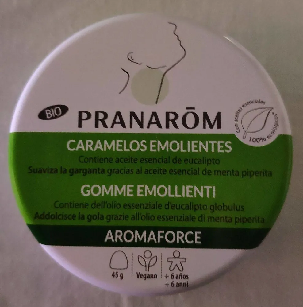 Caramelos emolientes aromaforce