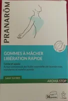 Gomme à macher libération rapide