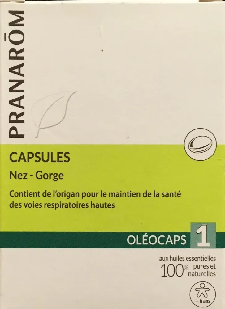 Capsules Nez-Gorge