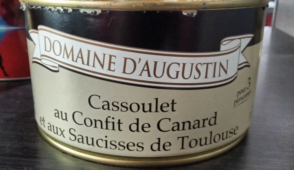 Cassoulet au confit de canard et aux saucisses de Toulouse