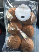 Pain hamburger aux graine de sesame