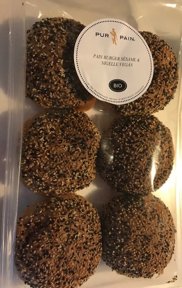Pain Burger Sésame et Nigelle Sésame