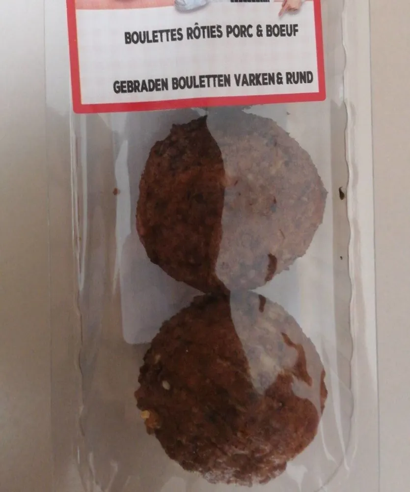 Boulettes Rôties porc et boeuf