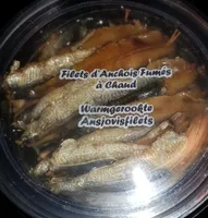 Filets d'anchois fumés à chaud