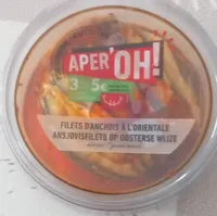Filet d anchois à l oriental