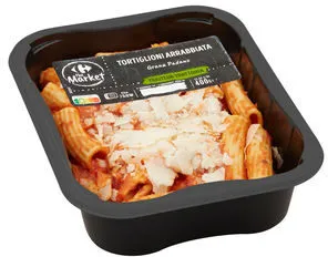 Carrefour Tortiglioni Arrabbiata Lardons & Grana Padano