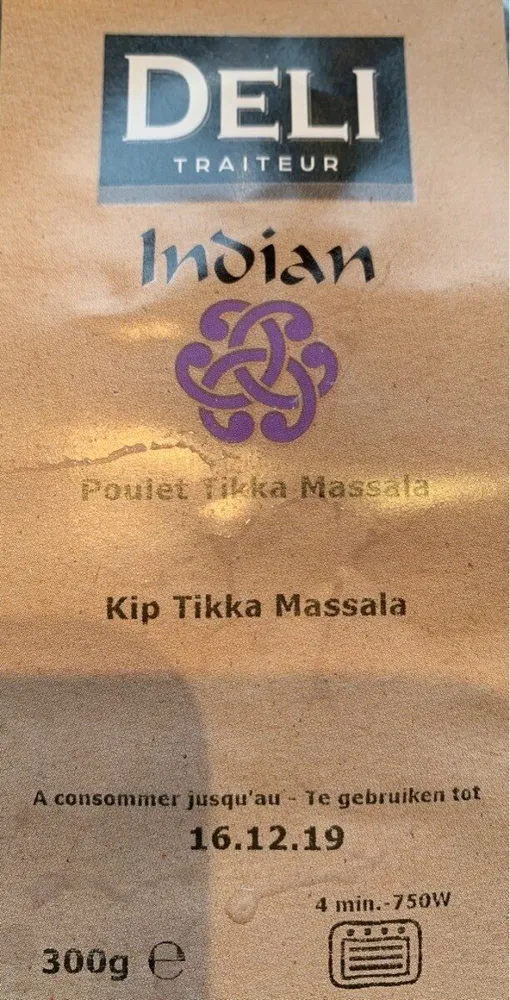 Poulet tikka massala