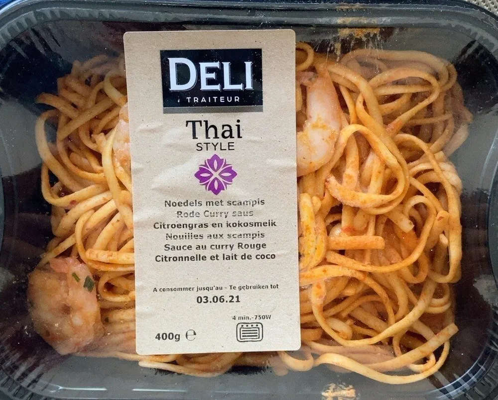 Sauce au curry rouge citronnelle et lait de coco