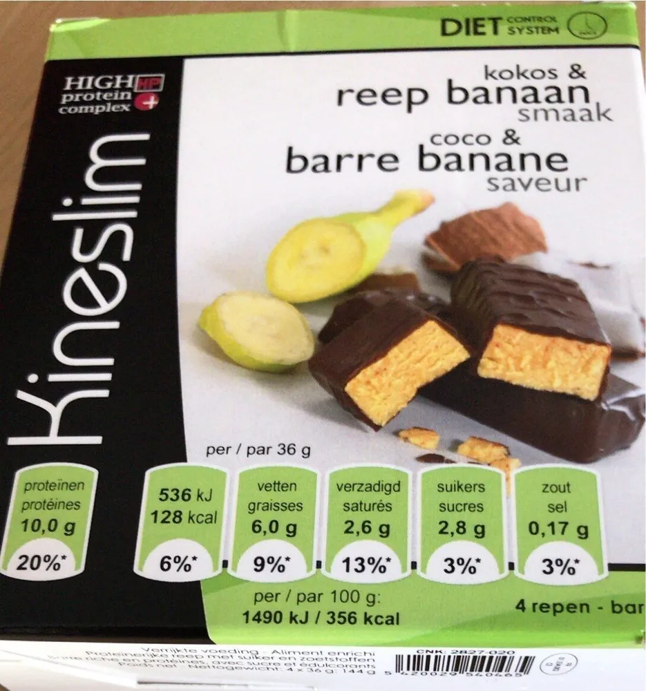 Barre coco et banane