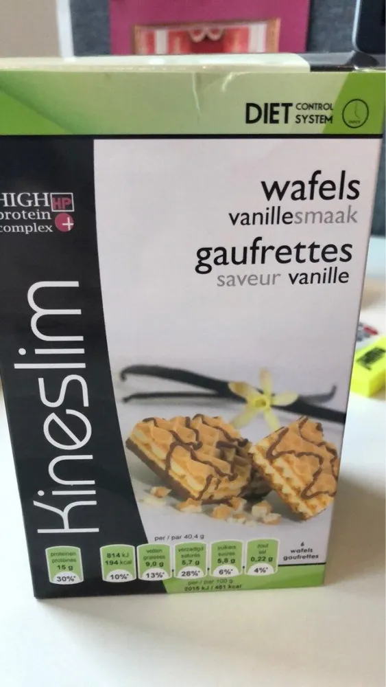 Gaufrettes saveur vanille