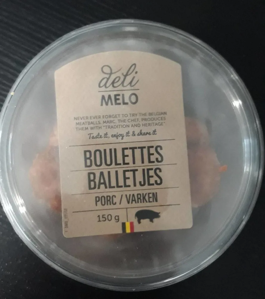 Deli melo Boulettes de porc