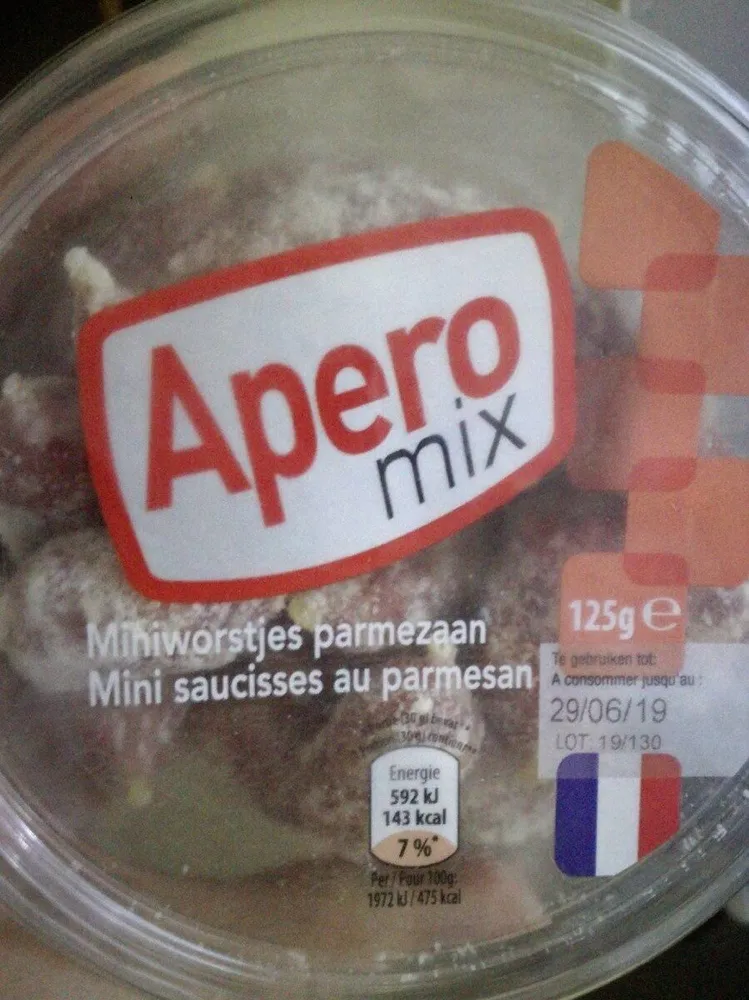 Mini saucisses au parmesan