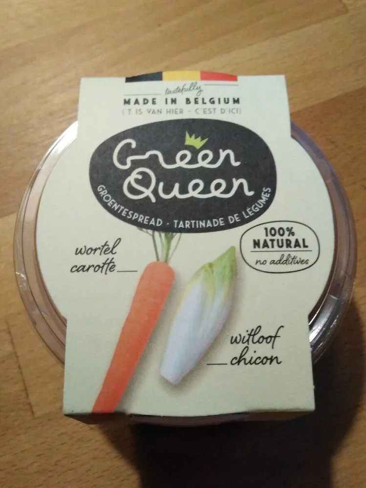 Tartinade de légumes carottes chicon