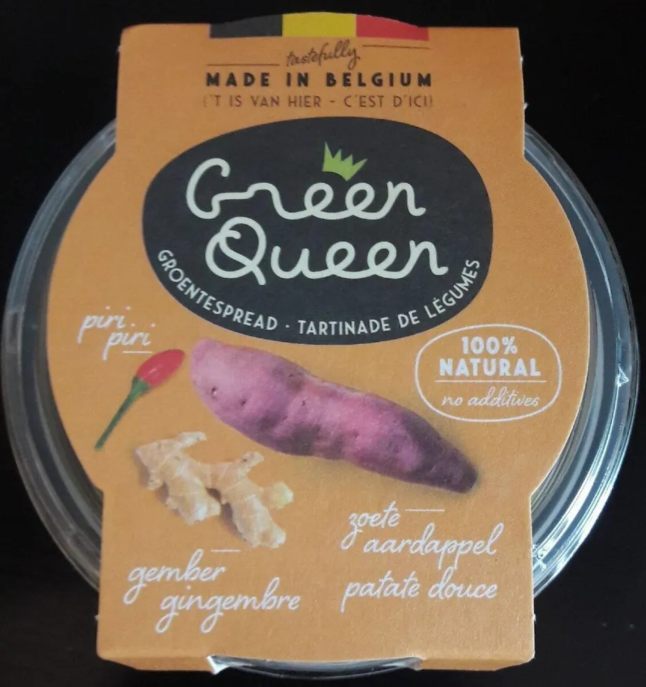 Tartinade de légumes patate douce, gingembre, piri piri