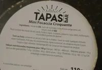 Mini focaccia croquante