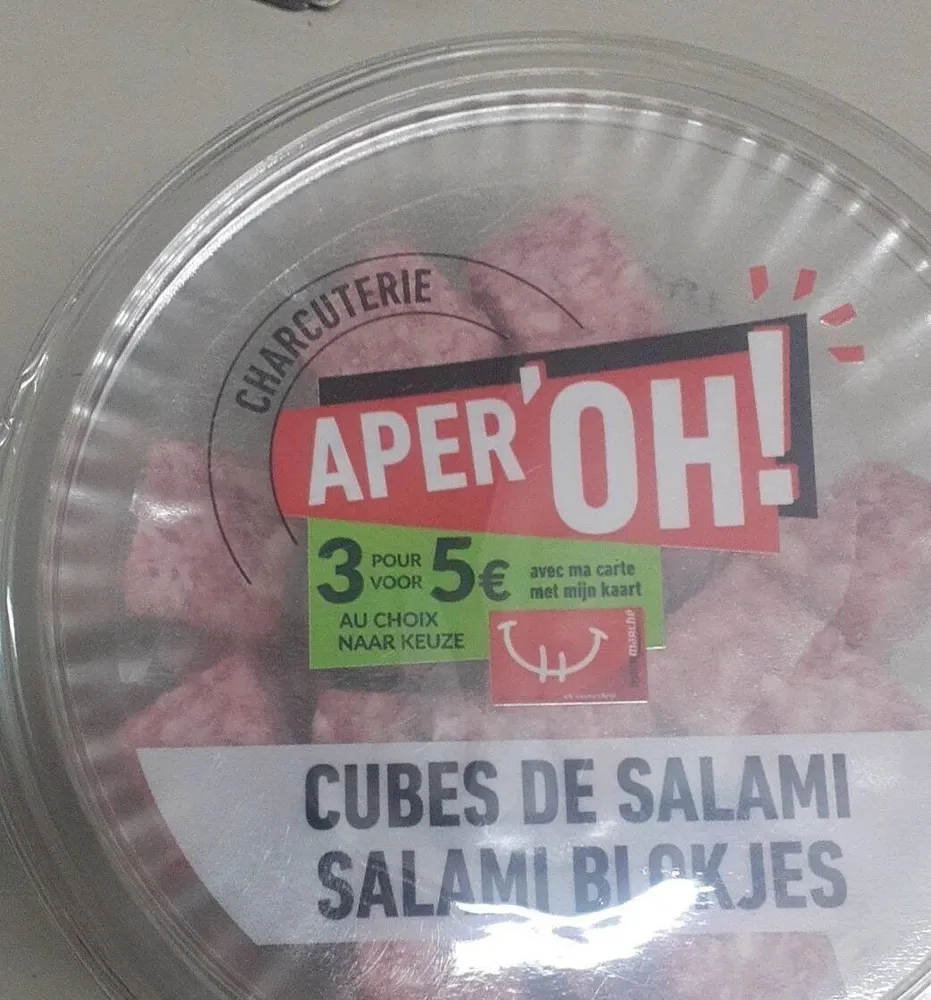 Cubes de salami